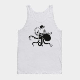 Black Octopus Tank Top